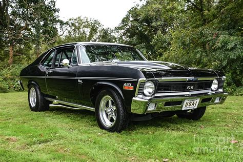 1970 Black Chevy Nova SS Photograph by Jann Denlinger - Fine Art America