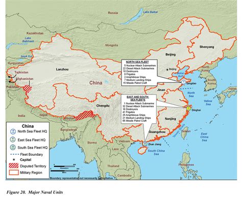 Military Power of the People's Republic of China 2098 Maps - Perry-Castañeda Map Collection - UT ...