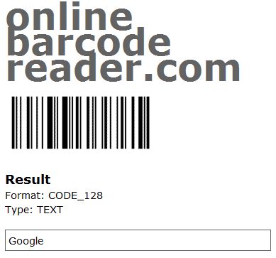 Decode Google's Barcode Doodle