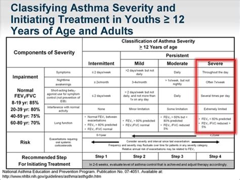 Moderate-to-Severe Persistent Asthma: Evidence-Based Management ...