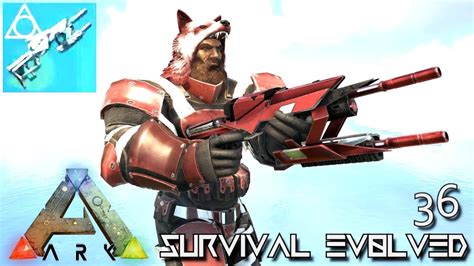 ARK: SURVIVAL EVOLVED - PRIME TEK RIFLE GUN UPGRADE & ALPHA BRONTO !!! E36 (MODDED EXTINCTION ...