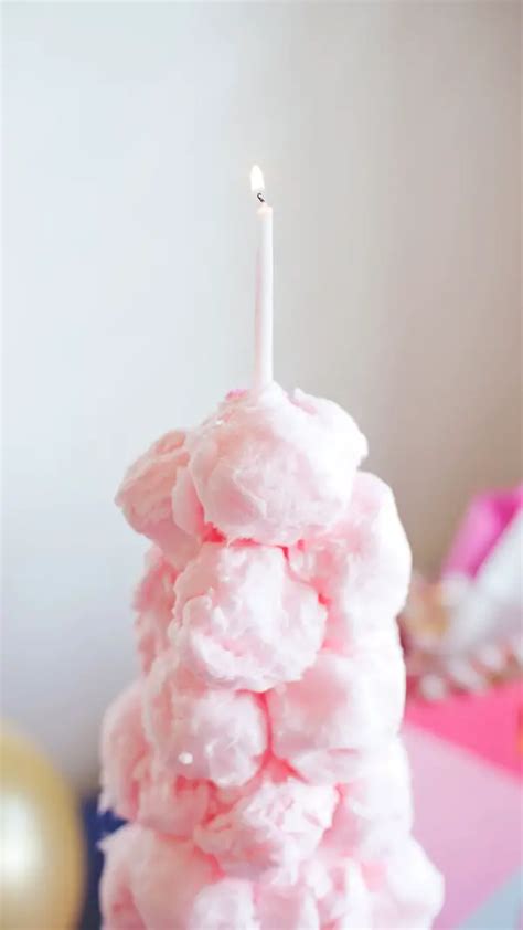 A cotton candy cake binge • A Subtle Revelry