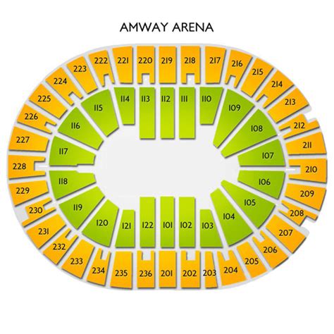 Amway Arena Tickets - Amway Arena Information - Amway Arena Seating Chart