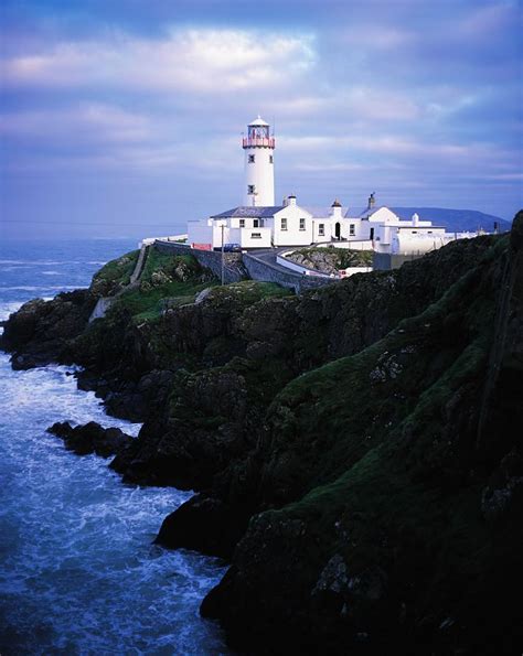 Fanad Lighthouse, Fanad Head, Co Photograph by The Irish Image Collection