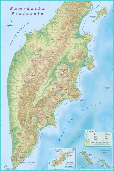 Kamchatka Russia Map