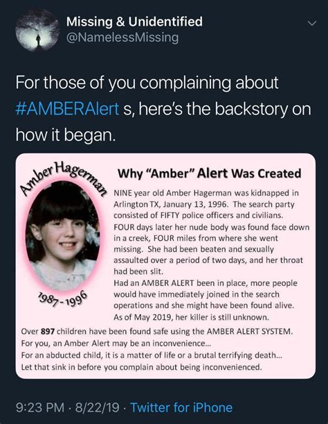 Amber Alert Story