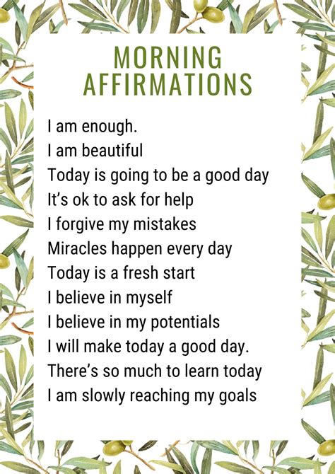 105 powerful morning affirmations for a good day – Artofit