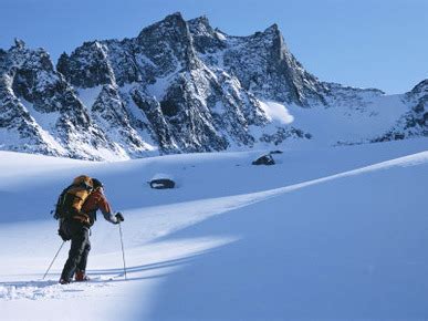 A Man Skiing in the Selkirk Mountains, British Columbia, Canada :: Print