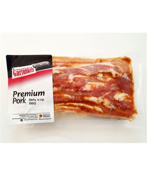 Pork Belly Strips (500g) - BBQ Marinade