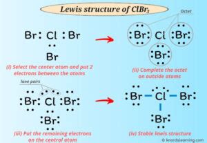 Lewis Structure of ClBr3 (With 5 Simple Steps to Draw!)