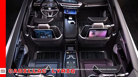 Electric Cadillac Lyriq SUV Interior Cabin - YouTube