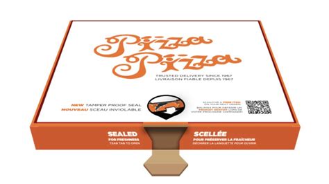 Pizza Pizza reveals new tamper-proof pizza box design