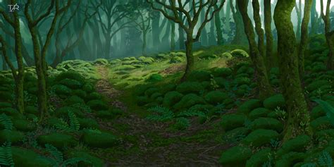 ArtStation - FOREST DIGITAL PAINTING