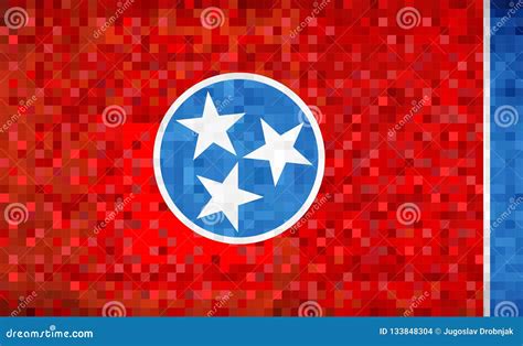 Abstract Grunge Mosaic Flag of Tennessee Stock Vector - Illustration of ...