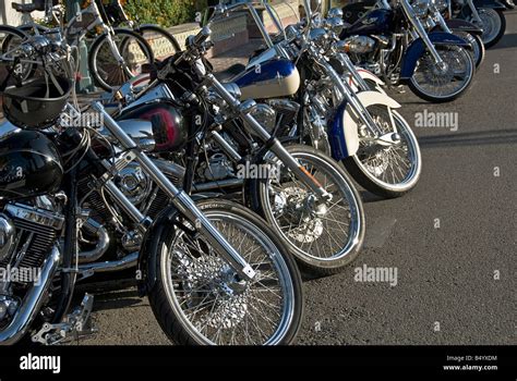 Harley-Davidson motorcycles American Heat Palm Springs CA Motorcycle & Hot Rod Weekend Stock ...