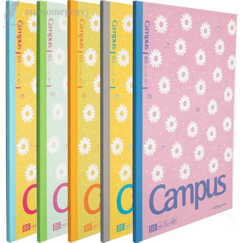 Kokuyo Campus Notebook – B5 – 5mm – Squre Grid – 40 Sheets – Green – awesomepens.co.uk