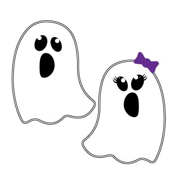 Embellishments Paper, Party & Kids Scrapbooking halloween svg ghost with bow svg cool ghost svg ...