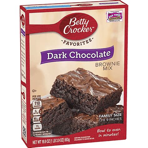 Betty Crocker Fudge Brownie Mix, Dark Chocolate | Cake, Cookie & Brownie Mixes | Foodtown