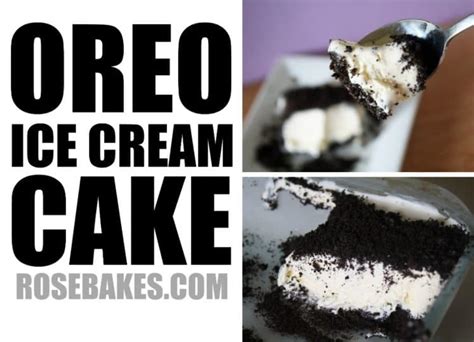 Oreo Ice Cream Cake