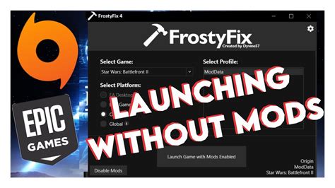 Frosty Mod Manager Launching without mods FIX - Epic Games Launcher (2022 UPDATED TUTORIAL ...