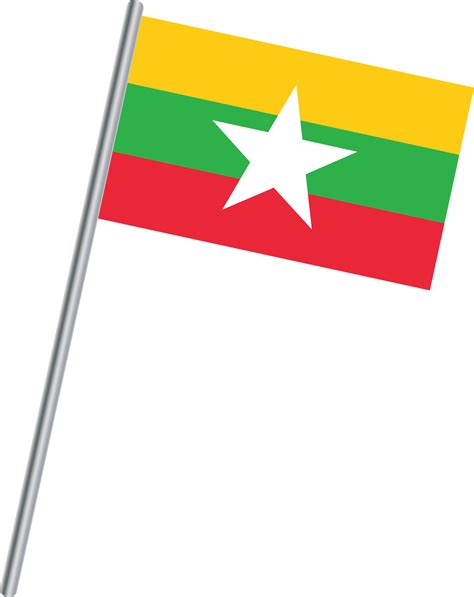 Myanmar-Flaggensymbol 13861081 PNG