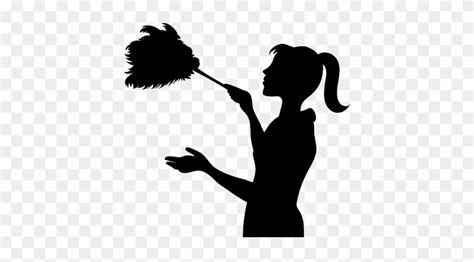 Maid Service Cleaner Domestic Worker Housekeeping - Cleaning Silhouette - Free Transparent PNG ...