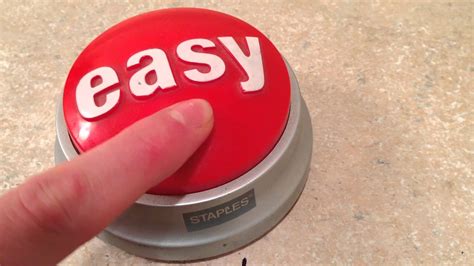 Pressing the "That was easy" button in elementary school after doing your work in class : r ...