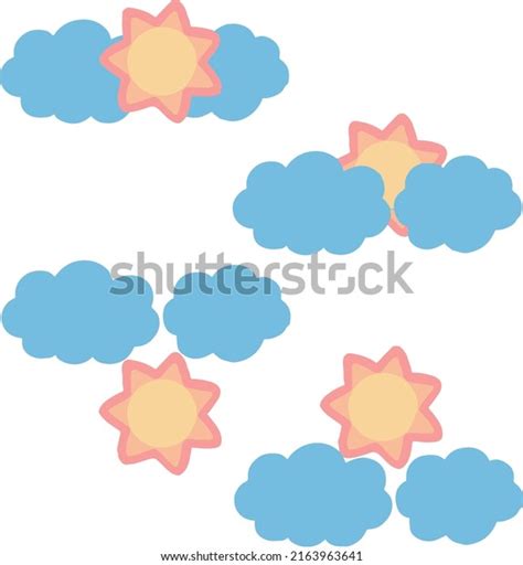 Set Awan Lucu Desain Untuk Anakanak Stock Vector (Royalty Free) 2163963641 | Shutterstock