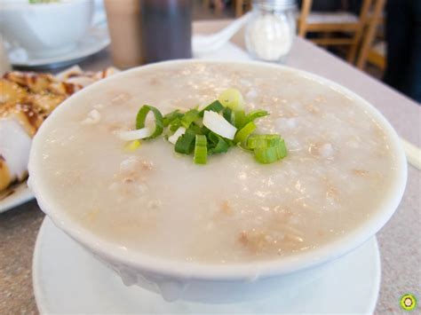 Minced Pork Congee - FOODOBYTE