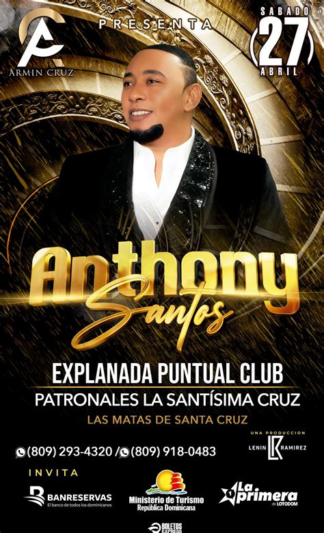 ANTHONY SANTOS Tickets - BoletosExpress