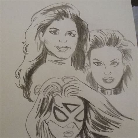 Marvel Superheroines Fan Art | Fan art, Female sketch, Art