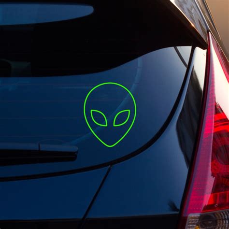 Alien Decal Car Decal Laptop Sticker Water Bottle Sticker - Etsy