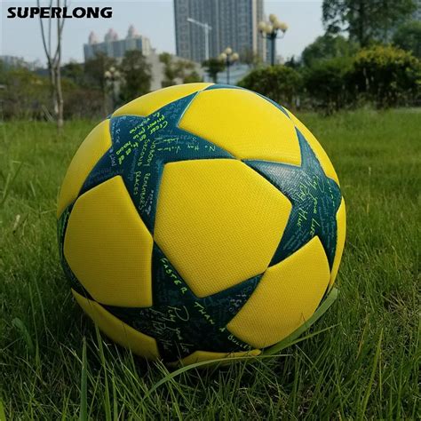 Durable Champions League Official size 5 Football ball material PU soccer equipment training ...