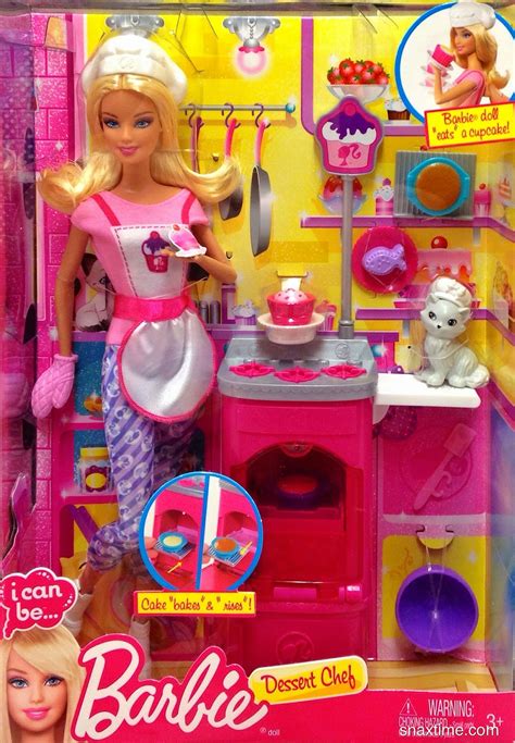 Barbie I Can Be ... Dessert Chef Playset (2013): Baking Blonde Beauty | Snaxtime