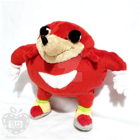 Ugandan Knuckles Plush by AppleDew on DeviantArt