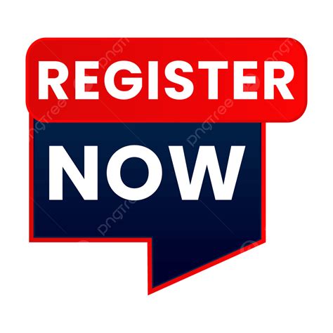 Transparent Register Now Banner, Register Now Button, Register Now Label, Register Now Logo PNG ...