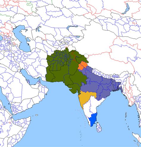 Mughal Empire (Night of the Living Alternate History Map Game) - Alternative History