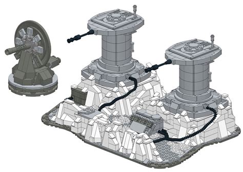 LEGO MOC RB Planet Hoth Turret & Radar Cannon Moc by BaronSat | Rebrickable - Build with LEGO