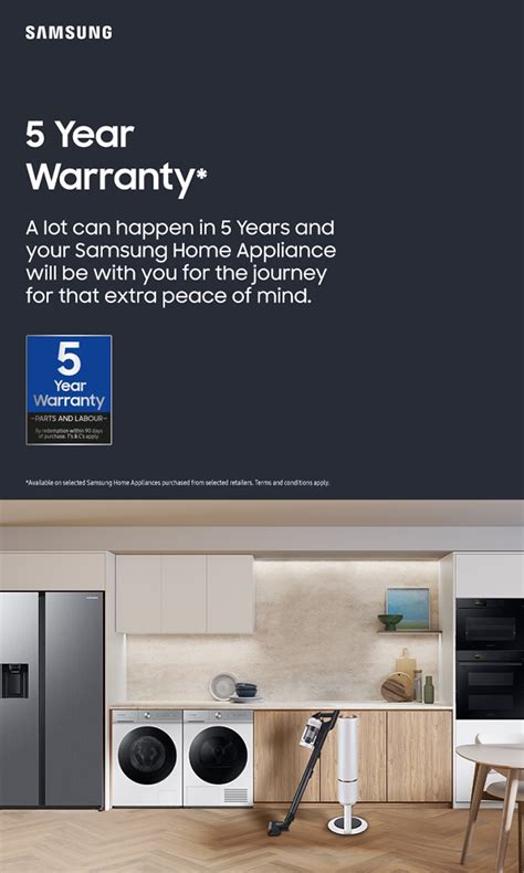 Register For Samsung Five Year Warranty | Samsung UK