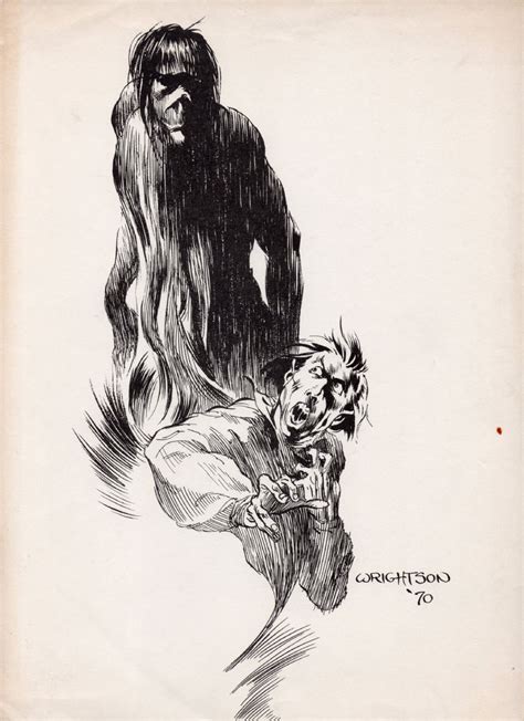 Bernie Wrightson sketch, in JAUME VAQUER MESTRE's SKETCHES Comic Art Gallery Room