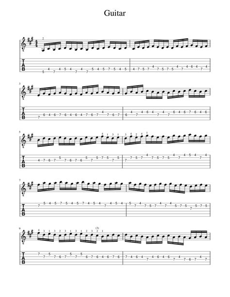 Guitar Sheet music for Guitar (Solo) | Musescore.com