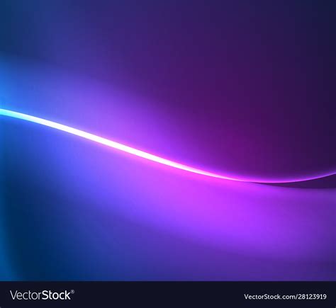 Neon blue electric wave abstract background Vector Image