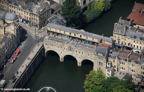 aeroengland | Pulteney Bridge Bath Somerset from the air