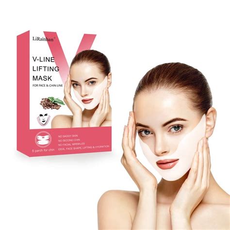 V Line Face Mask Neck Mask Chin Up Patch Face Lift Double Chin Reducer V-Line Face Lifting Brand ...