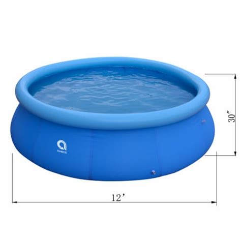 JLeisure 17808 12 Ft x 30 Prompt Set Inflatable Outdoor Backyard Swimming Pool, 1 Piece - Ralphs