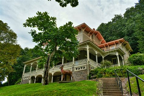 Photo Art By Dan | Jim Thorpe | Asa Packer Mansion From Below