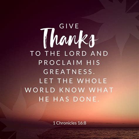 Daily Bible Verse On Giving Thanks | Bible Time