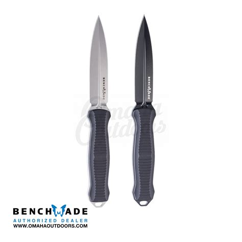 Benchmade Infidel Fixed Blade Knife 4.52" Double-Edge Dagger - Omaha ...