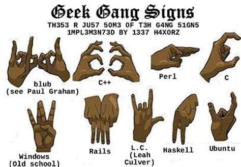 Geek Gang Signs Might Get You Shot In Compton