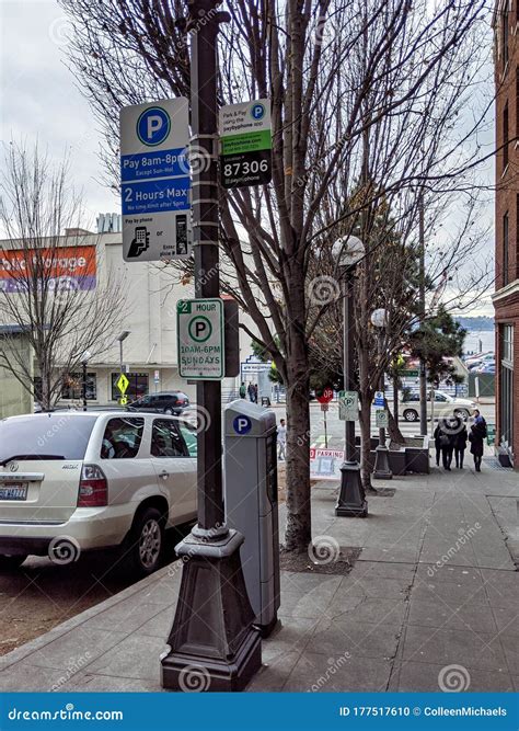 View of the Parking Rates for Republic Parking Northwest Vehicle Lot in ...